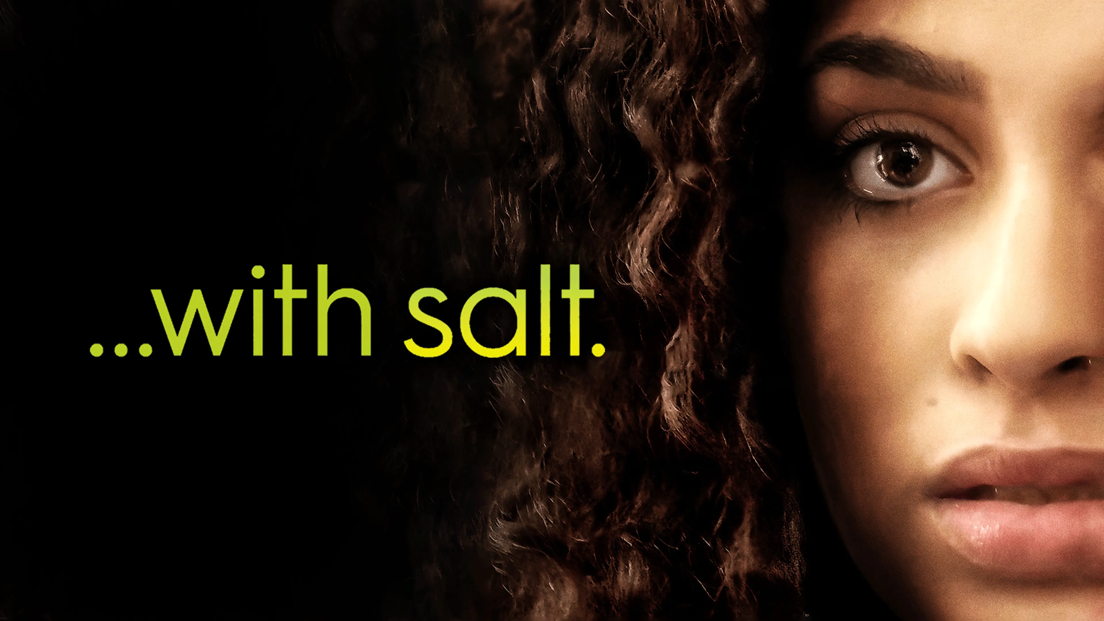 ...with salt. poster